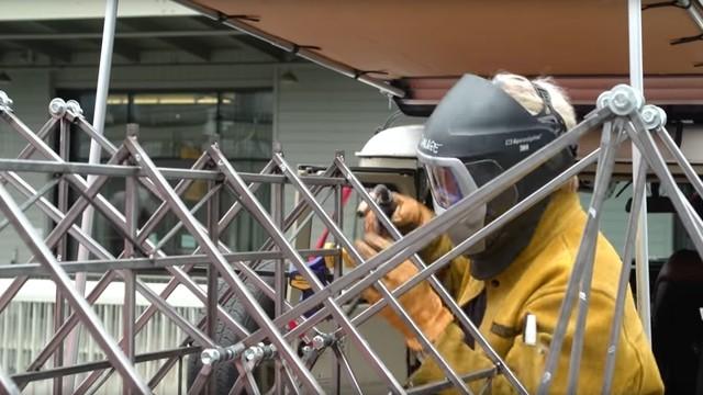 Pedal-Powered Strandbeest!