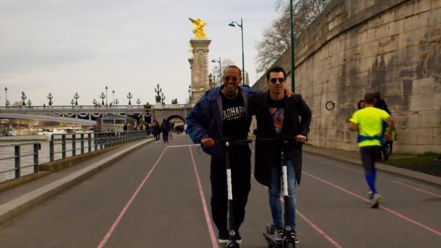 Paris with Lewis Hamilton