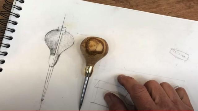 How To Make An Awl With A Brass Ferrule