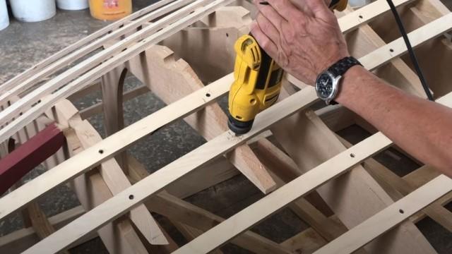 Installing Floor Timbers And The Centerboard Trunk