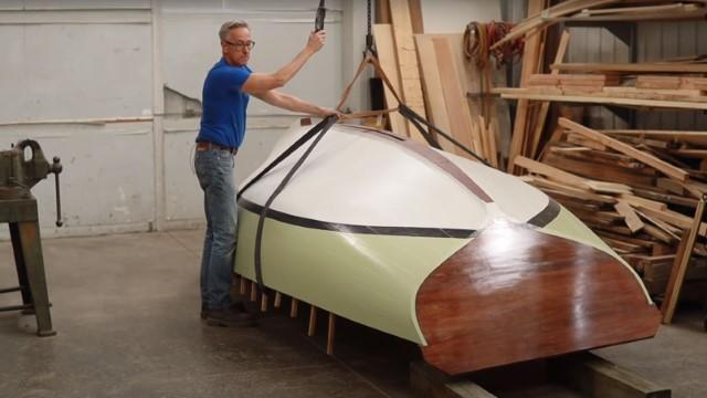 How To Turn Over/Flip A Boat Hull By Yourself & Building A Boat Cradle