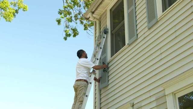 Cable Railing; Painting Shutters