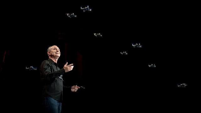 Marco Tempest: A swarm of mini drones makes ... magic!