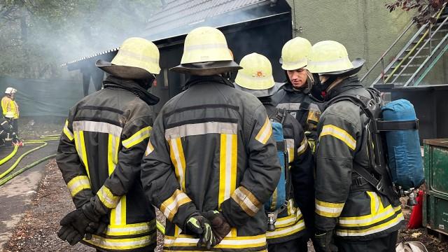 Brandstiftung im Hochhaus