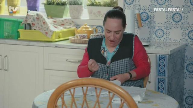Aurélio e Quina beijam-se!