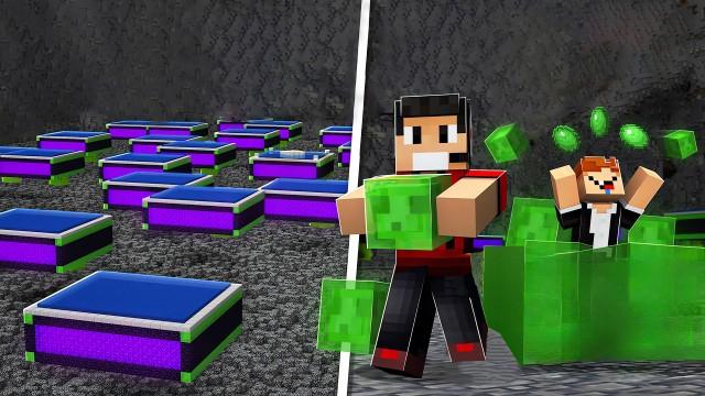 Building the BIGGEST SLIME FARM in Minecraft