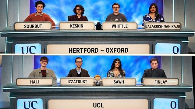 Hertford College, Oxford V UCL