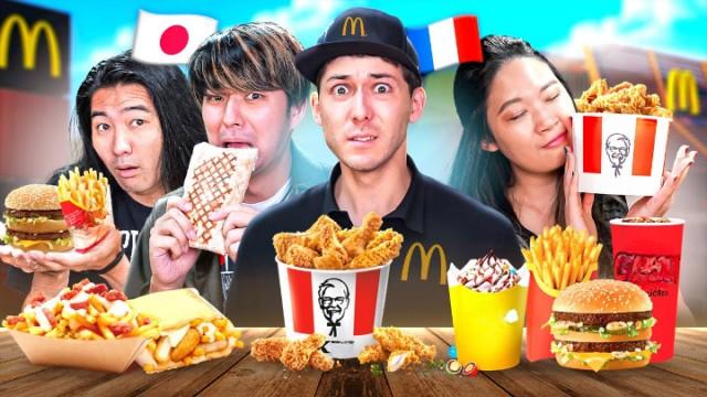 J'emmène des Japonais juger les FAST FOOD en France