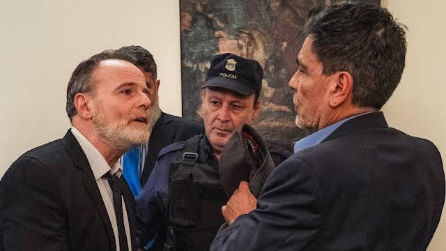 El juez Cardone, detenido por la policía