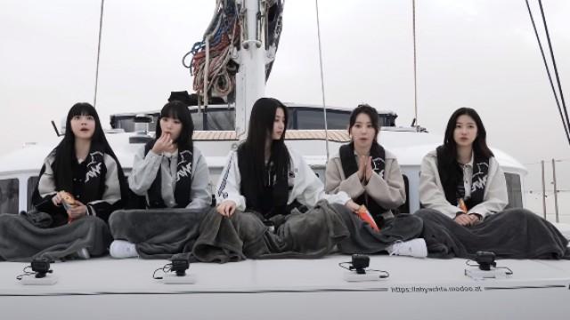 LE SSERAFIM's silent cry echoes from a yacht