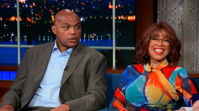 Gayle King, Charles Barkley, Ebon Moss-Bachrach