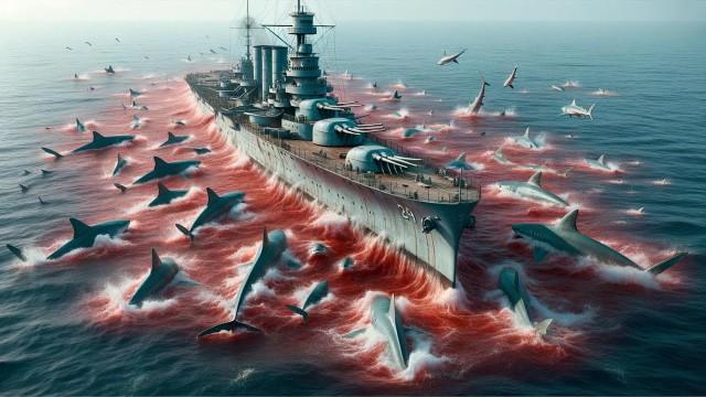 Sharks Attacked This US Warship and What Happened Next Shocked the World