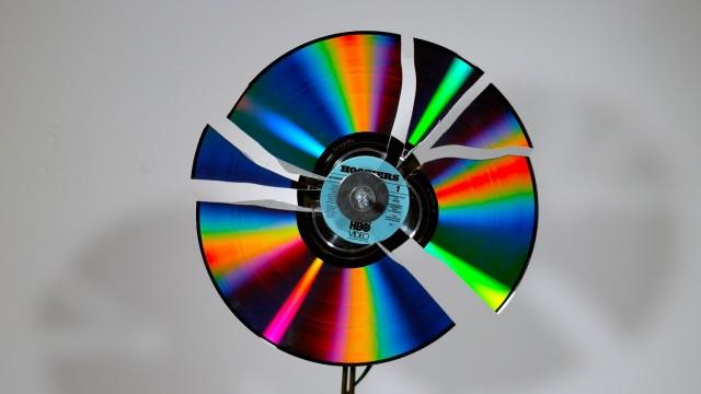 Spinning a Laserdisc to Shrapnel at 80,000fps