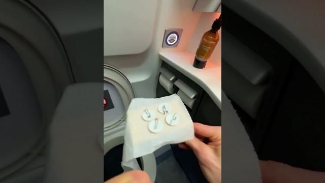Don't do this on a plane