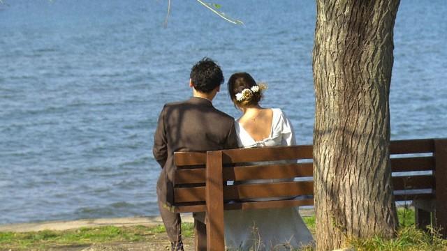 The Bench by Lake Biwa