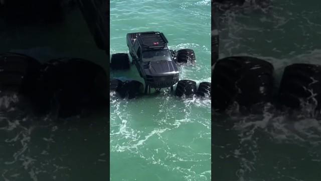 A truck that floats
