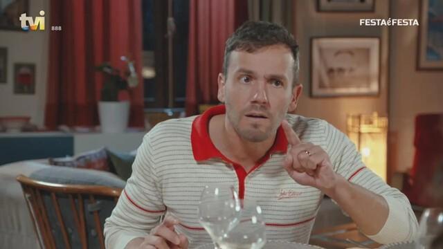 João Maria humilha toda a gente à mesa