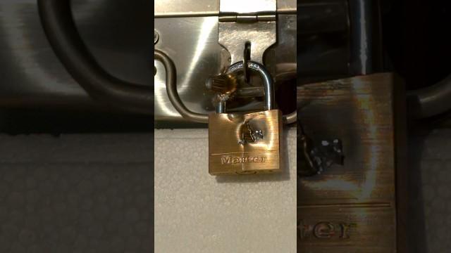 Can a bullet break a padlock?