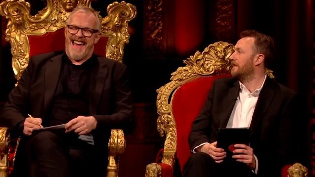 Series 6 - Exclusive Outtake - S6 Ep1 Alex Horne Grammar Checks Greg Davies