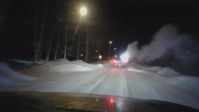 Escape with powder extinguisher