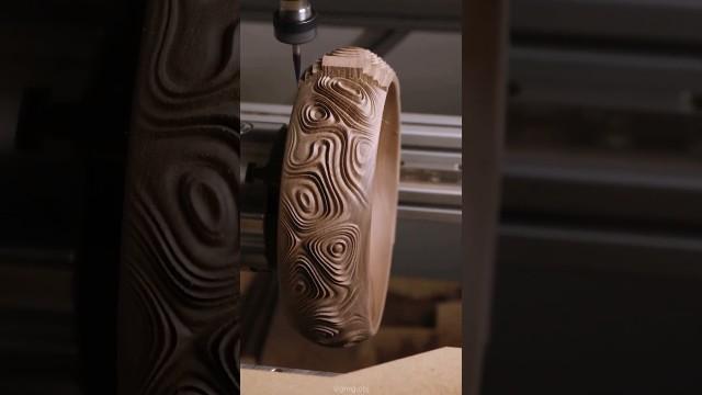 Super Satisfying Wood Carving
