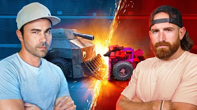 Mark Rober vs Dude Perfect- Ultimate Robot Battle