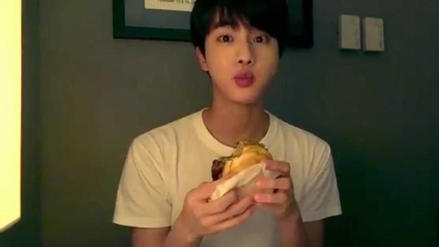 150813 밥 먹는 김석진 