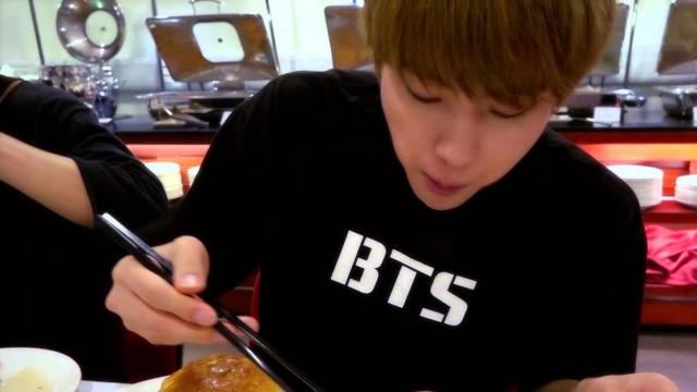 151220 밥 먹는 김석진 BANGTANTV