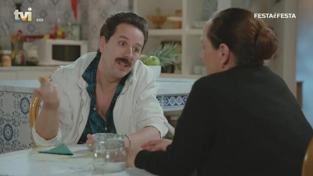 Aurélio está preocupado com Quina
