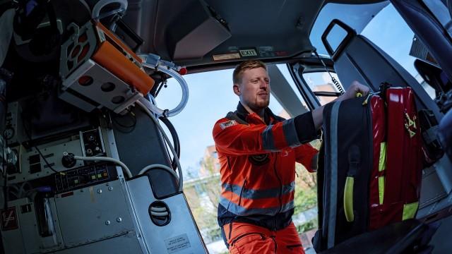 Luftrettung nach lebensgefährlichem Verkehrsunfall