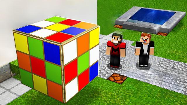 We made a MAGICAL CUBE in Minecraft