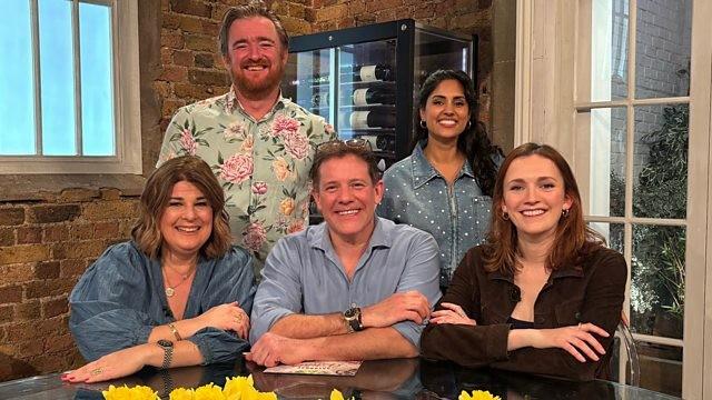 Matt Tebbutt, Ravneet Gill, Jack Stein, Charlotte Ritchie and Helen McGill