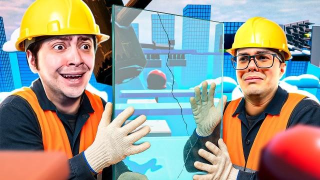 NUNCA NOS CHAME PRA CARREGAR UM VIDRO! - CARRY THE GLASS COM O FALL