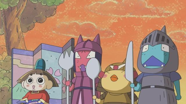 おじゃる丸 原っぱに子鬼たちを呼び出す