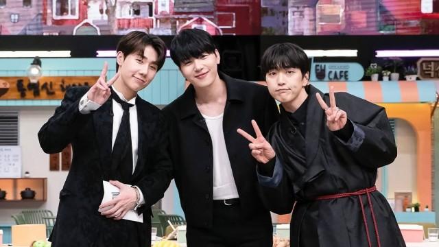 Episode 387 with Kim Min-seok (MeloMance), Kim Sung-kyu (INFINITE), Sandeul (B1A4)
