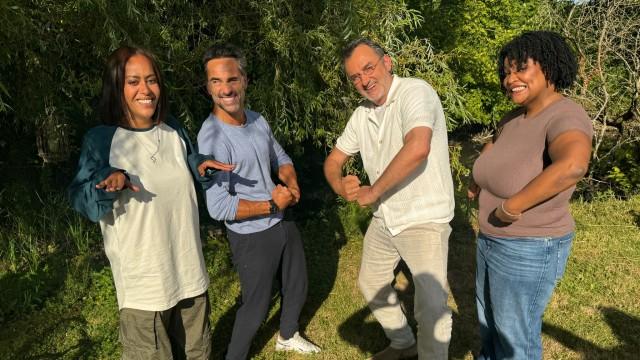 Amel Bent, Florent Peyre, Kelly Massol