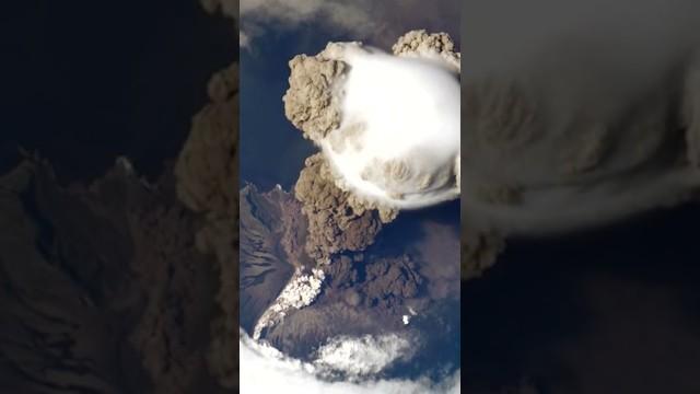 Volcanic Eruption from Space