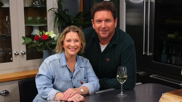 Joanna Page, Merlin Griffiths, Francesco Mazzei and Jude Kereama