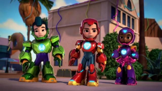 The Iron Friends vs. The Iron Fiends / Vision's Invisible Trouble