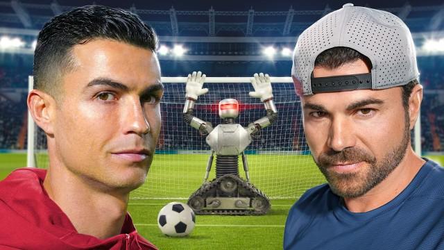 Ronaldo vs My Unbeatable Goalie Robot
