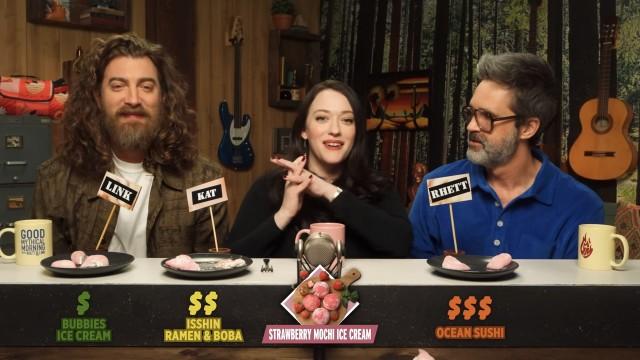 Frozen vs. Fast vs. Fancy Food Taste Test (ft. Kat Dennings)