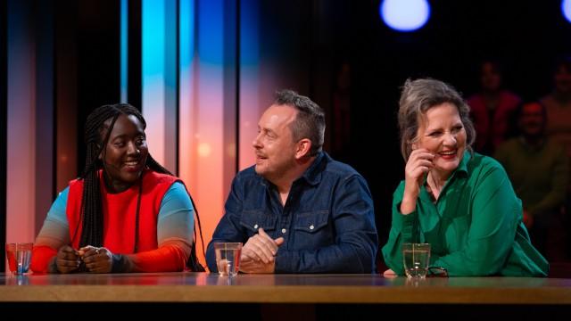 With Maaike Cafmeyer, Dries Heyneman and Patricia Kargbo