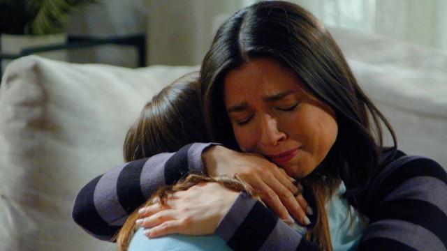 Diana se despide de Oli entre lágrimas