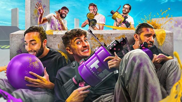 La plus grande bataille de peinture de France ! (Ft. Billy, Lebouseuh, Amine, Domingo, Doigby, Xari)
