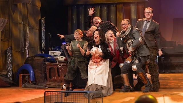 "Wirf das Handtuch, Lindwurm!" · Das Singspiel