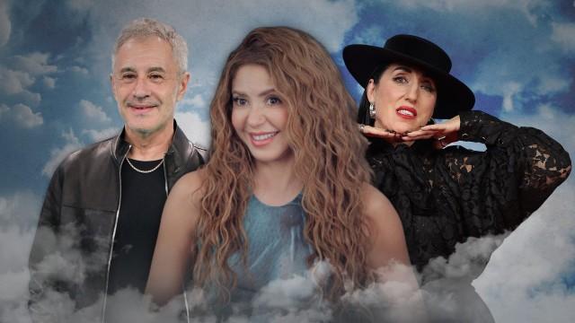 Al cielo con Shakira, Rossy de Palma y Sergio Dalma