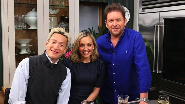 Amy Dowden, Carlos Gu, Francesco Mazzei, and David Domoney