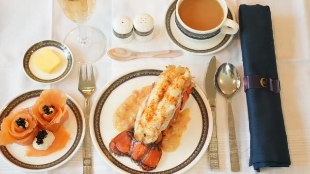 Dining on the Supersonic Concorde