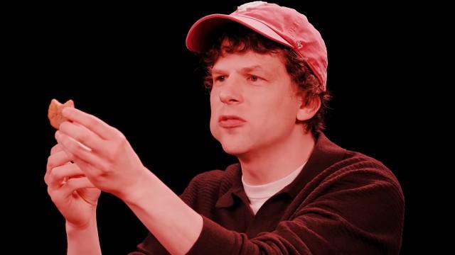 Jesse Eisenberg Defies Doctor's Orders While Eating Spicy Wings