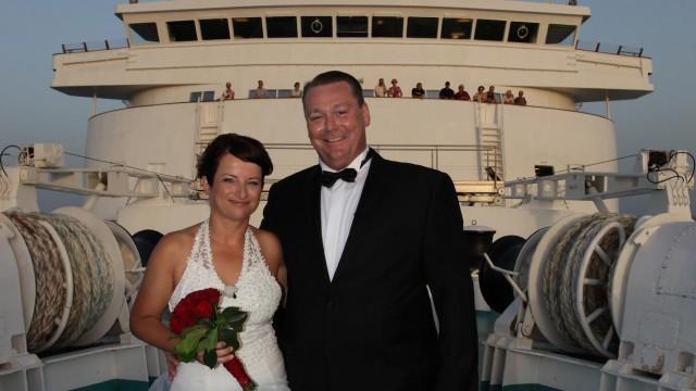 Traumhochzeit auf hoher See